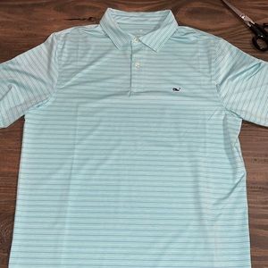 Vineyards Vines Performance Striped Polo